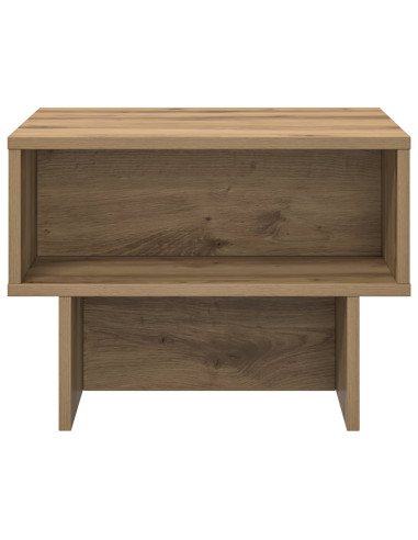 Tavolino da salotto Rovere artigianale 48 x 46 x 35 cm