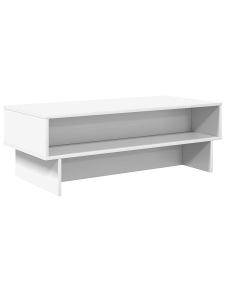 Tavolino da salotto Bianco 100 x 46 x 35 cm Legno multistrato