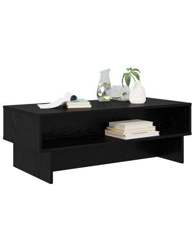 Tavolino da salotto Rovere Nero 100 x 46 x 35 cm