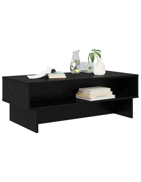 Tavolino da salotto Rovere Nero 100 x 46 x 35 cm