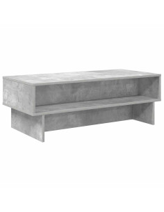 Tavolino da salotto Grigio cemento 100 x 46 x 35 cm 2