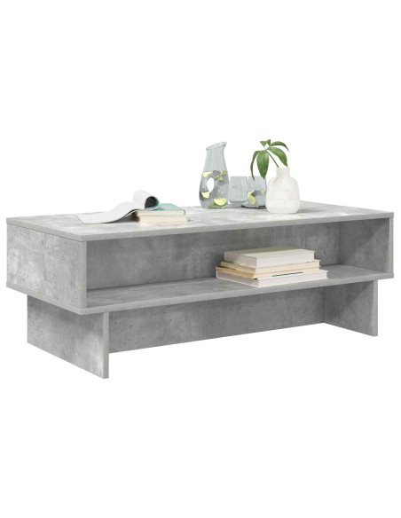 Tavolino da salotto Grigio cemento 100 x 46 x 35 cm