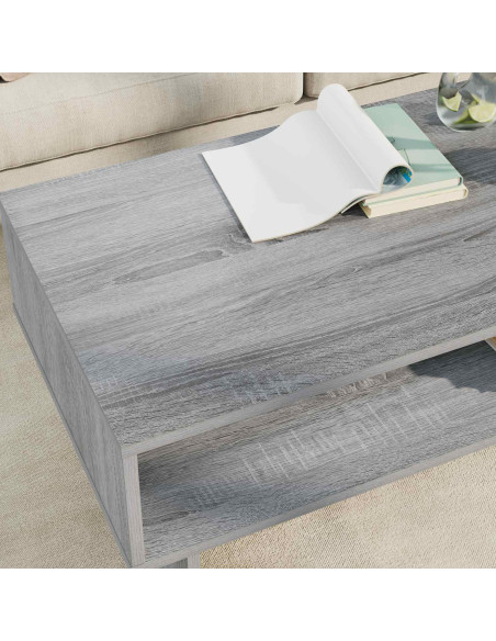 Tavolino da salotto Grigio Sonoma 100 x 46 x 35 cm