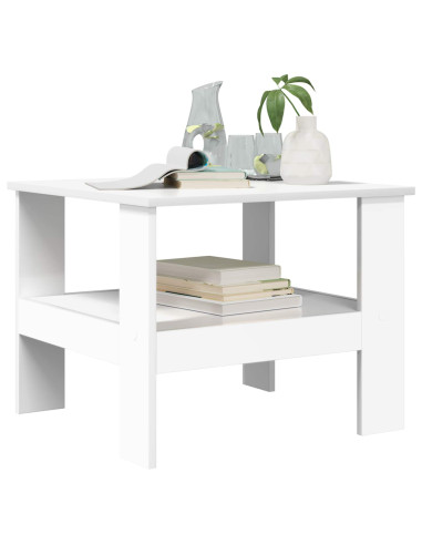 Tavolino da salotto Bianco 57 x 55 x 45 cm Legno multistrato