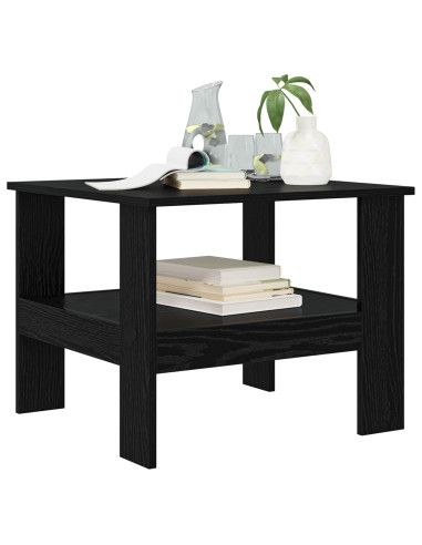 Tavolino da salotto Rovere Nero 57 x 55 x 45 cm