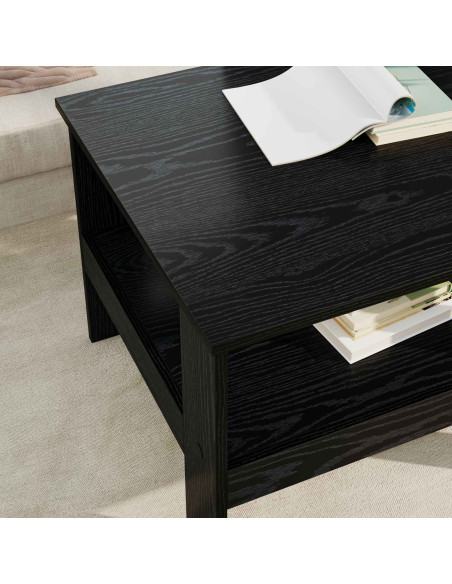 Tavolino da salotto Rovere Nero 57 x 55 x 45 cm