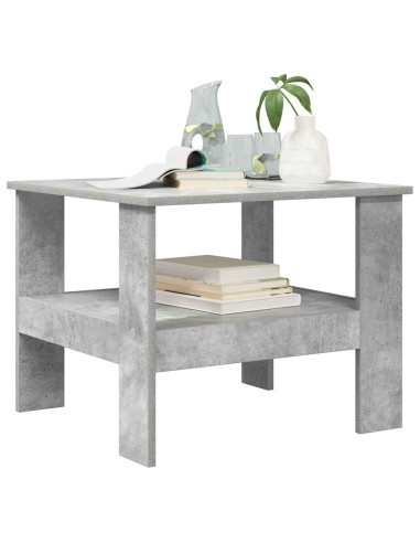 Tavolino da salotto Grigio cemento 57 x 55 x 45 cm