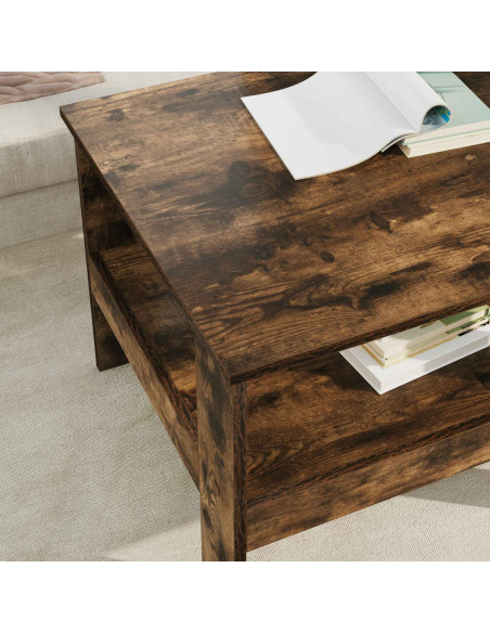 Tavolino da salotto Rovere fumé 57 x 55 x 45 cm