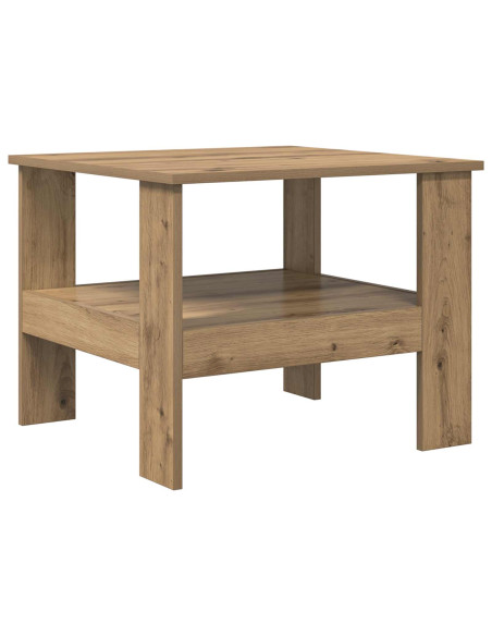 Tavolino da salotto Rovere artigianale 57 x 55 x 45 cm