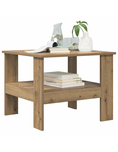 Tavolino da salotto Rovere artigianale 57 x 55 x 45 cm