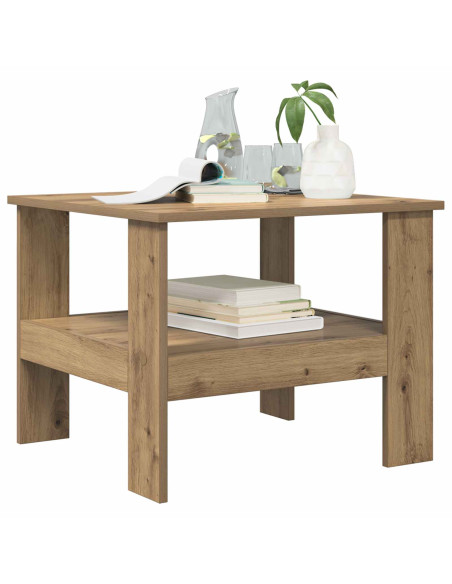 Tavolino da salotto Rovere artigianale 57 x 55 x 45 cm
