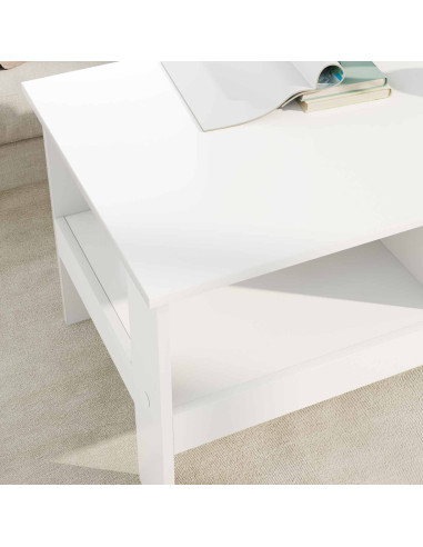 Tavolino da salotto Bianco 90 x 50 x 45 cm Legno multistrato