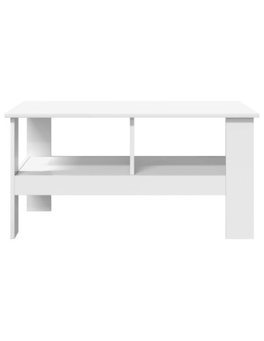 Tavolino da salotto Bianco 90 x 50 x 45 cm Legno multistrato