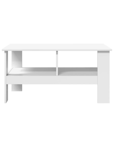 Tavolino da salotto Bianco 90 x 50 x 45 cm Legno multistrato