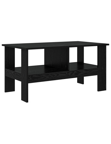 Tavolino da salotto Rovere Nero 90 x 50 x 45 cm