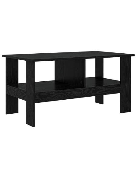 Tavolino da salotto Rovere Nero 90 x 50 x 45 cm