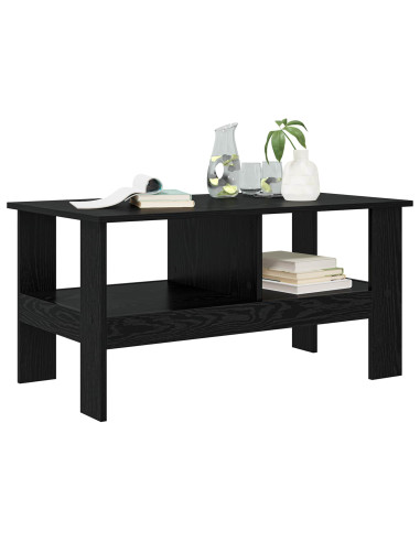 Tavolino da salotto Rovere Nero 90 x 50 x 45 cm