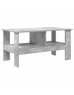 Tavolino da salotto Grigio cemento 90 x 50 x 45 cm 2