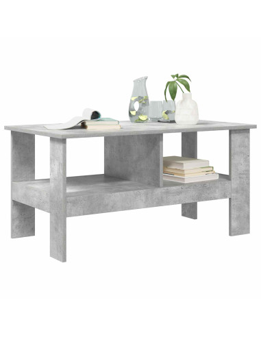 Tavolino da salotto Grigio cemento 90 x 50 x 45 cm