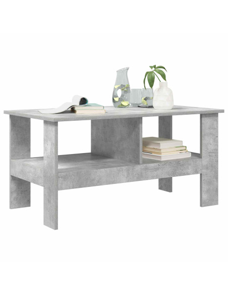 Tavolino da salotto Grigio cemento 90 x 50 x 45 cm