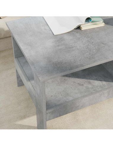 Tavolino da salotto Grigio cemento 90 x 50 x 45 cm