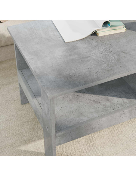 Tavolino da salotto Grigio cemento 90 x 50 x 45 cm