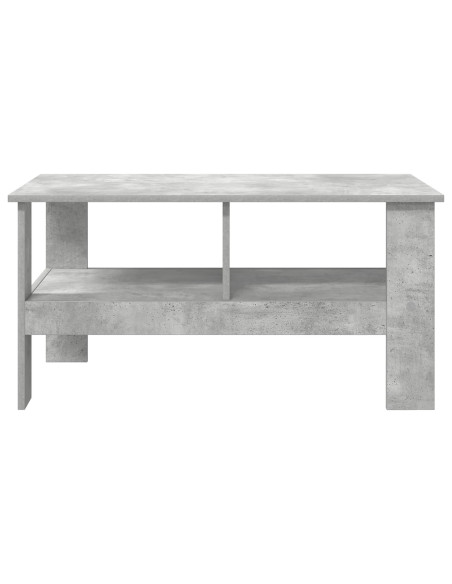 Tavolino da salotto Grigio cemento 90 x 50 x 45 cm