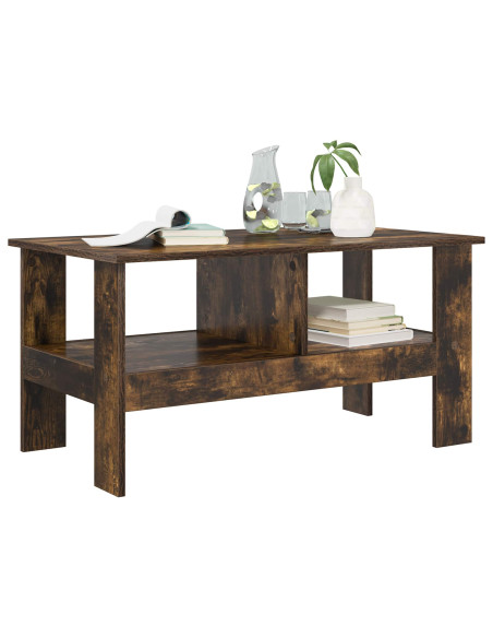 Tavolino da salotto Rovere fumé 90 x 50 x 45 cm