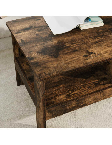 Tavolino da salotto Rovere fumé 90 x 50 x 45 cm