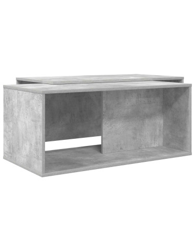 Set di Tavolini da Caffè 2 pcs Grigio cemento Legno multistrato