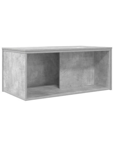 Set di Tavolini da Caffè 2 pcs Grigio cemento Legno multistrato