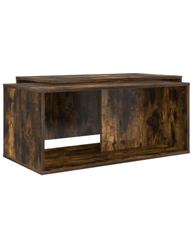 Set di Tavolini da Caffè 2 pcs Rovere fumé Legno multistrato