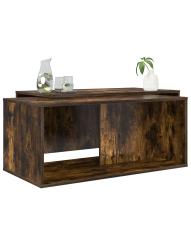 Set di Tavolini da Caffè 2 pcs Rovere fumé Legno multistrato