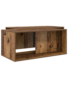 Set di Tavolini da Caffè 2 pcs Legno vecchio Legno multistrato 2