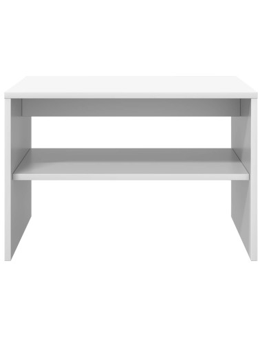 Tavolino da salotto Bianco 60 x 50 x 40 cm Legno multistrato