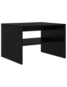 Tavolino da salotto Rovere Nero 60 x 50 x 40 cm 2