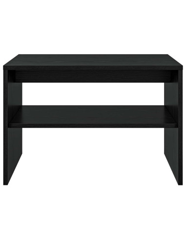 Tavolino da salotto Rovere Nero 60 x 50 x 40 cm