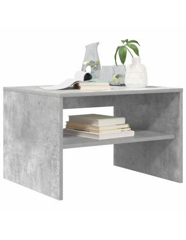 Tavolino da salotto Grigio cemento 60 x 50 x 40 cm