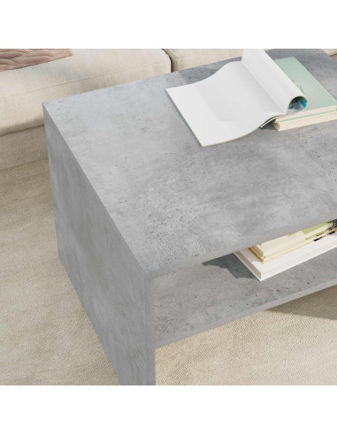 Tavolino da salotto Grigio cemento 60 x 50 x 40 cm