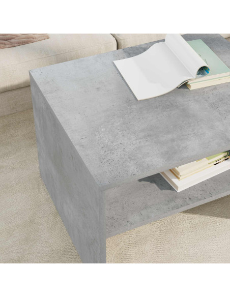 Tavolino da salotto Grigio cemento 60 x 50 x 40 cm