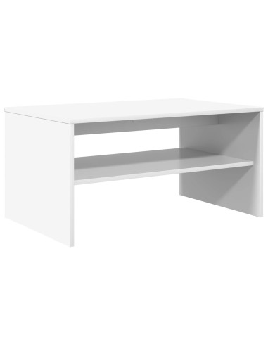Tavolino da salotto Bianco 80 x 50 x 40 cm Legno multistrato