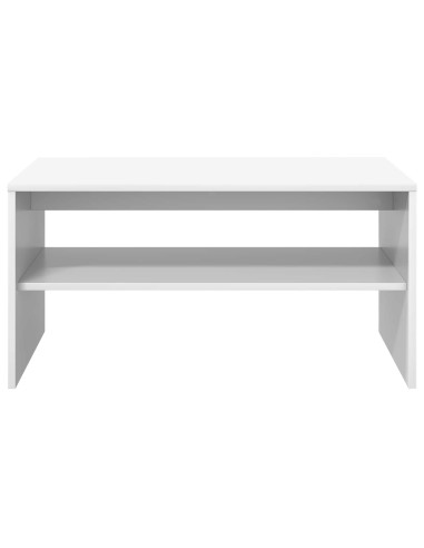 Tavolino da salotto Bianco 80 x 50 x 40 cm Legno multistrato