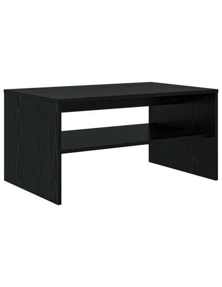 Tavolino da salotto Rovere Nero 80 x 50 x 40 cm