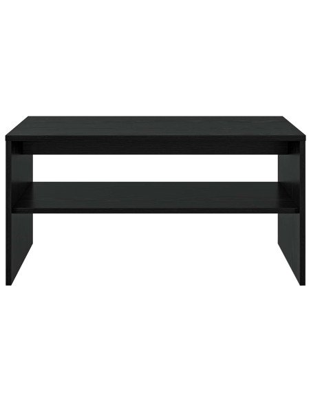 Tavolino da salotto Rovere Nero 80 x 50 x 40 cm