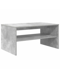 Tavolino da salotto Grigio cemento 80 x 50 x 40 cm 2