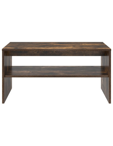 Tavolino da salotto Rovere fumé 80 x 50 x 40 cm