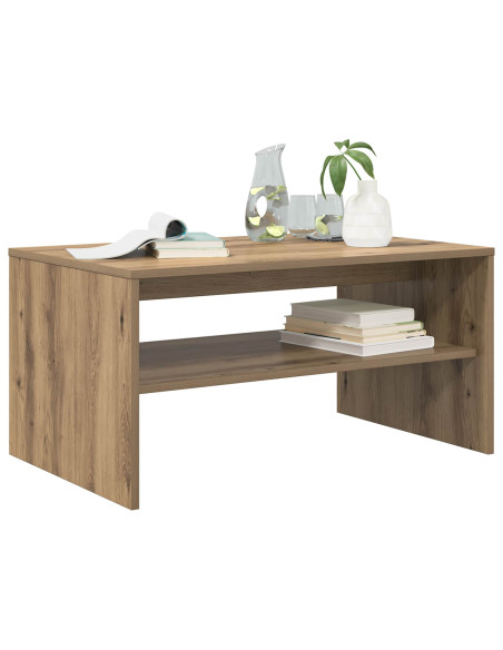 Tavolino da salotto Rovere artigianale 80 x 50 x 40 cm