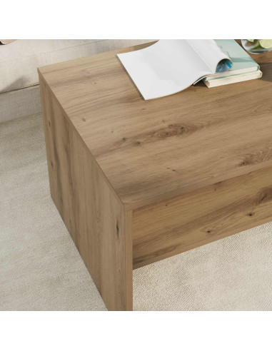 Tavolino da salotto Rovere artigianale 80 x 50 x 40 cm