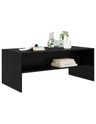 Tavolino da salotto Rovere Nero 100 x 50 x 40 cm