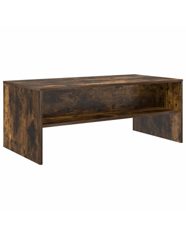 Tavolino da salotto Rovere fumé 100 x 50 x 40 cm